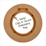 Bucilla® Wood Embroidery Hoop Frame -  6” Beaded Circle