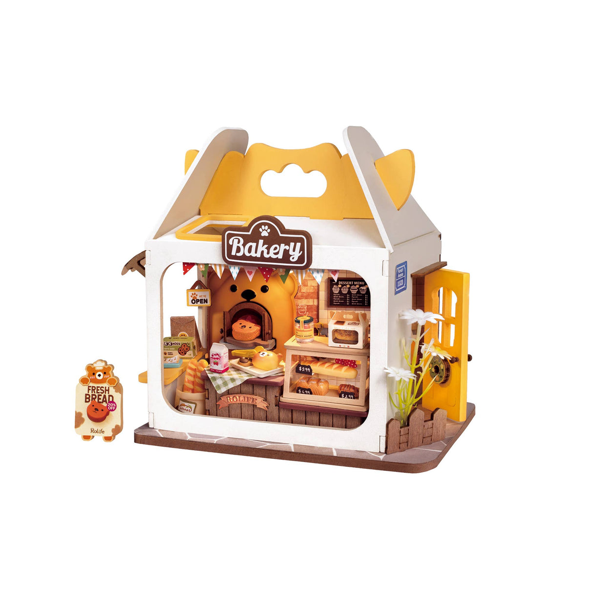 DIY Miniature House Kit: Teddy's Breadbox