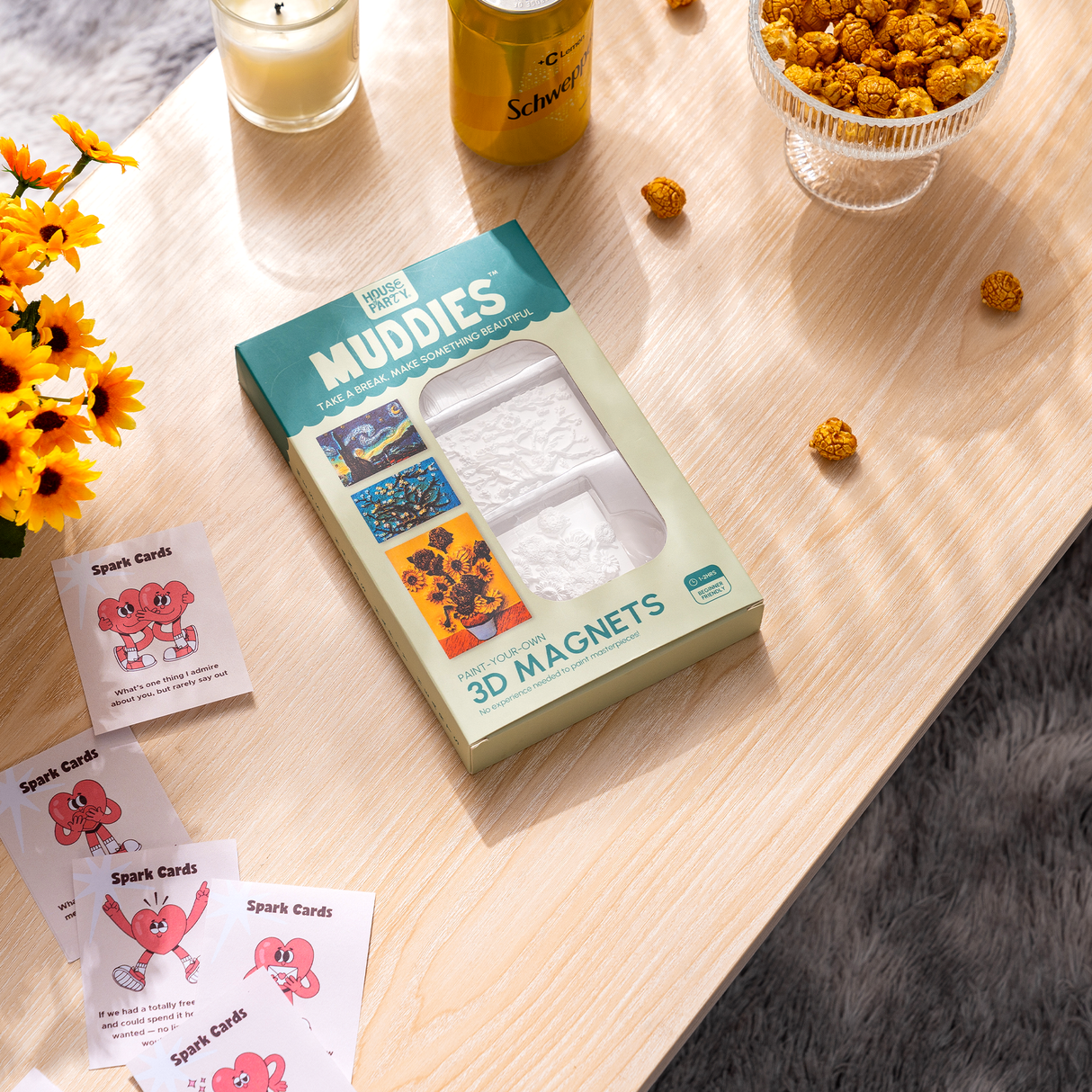 Muddies™ 3D Magnet Painting Kit — Van Gogh’s Masterpieces