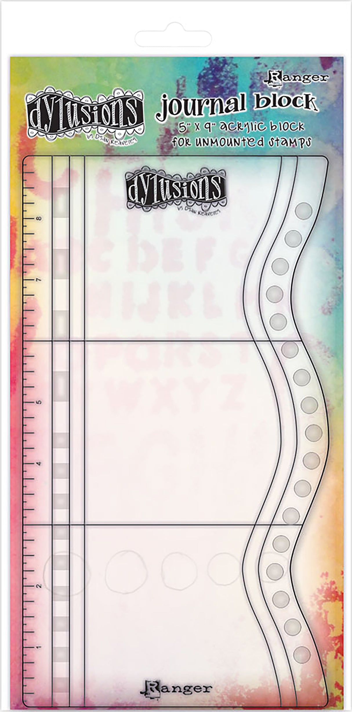 Dyan Reaveley's Dylusions Journaling Block 9"X5"-Acrylic
