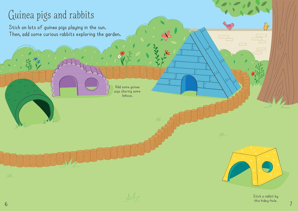 Little First Stickers Pets : Usborne