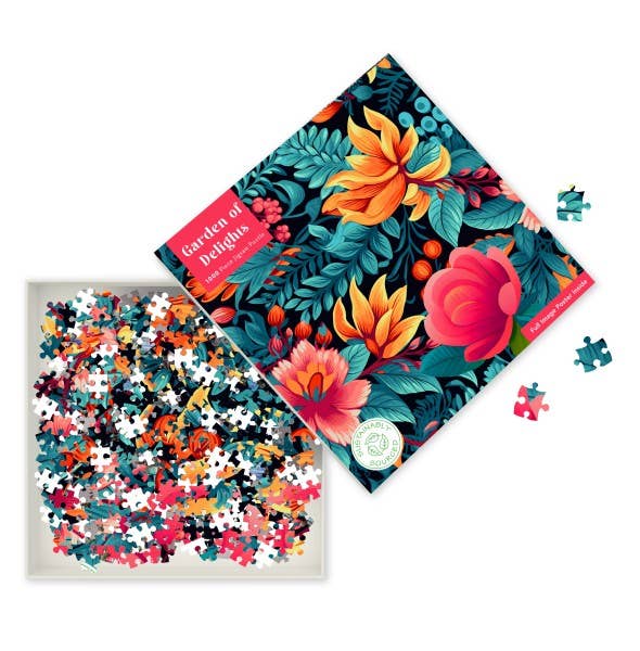 Garden of Delights 1000 Piece Sustainable Puzzle
