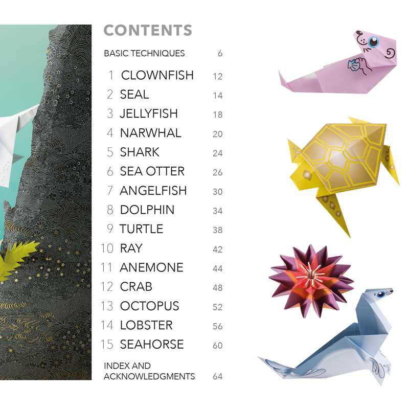 Origami Sea Animals by Mari Ono