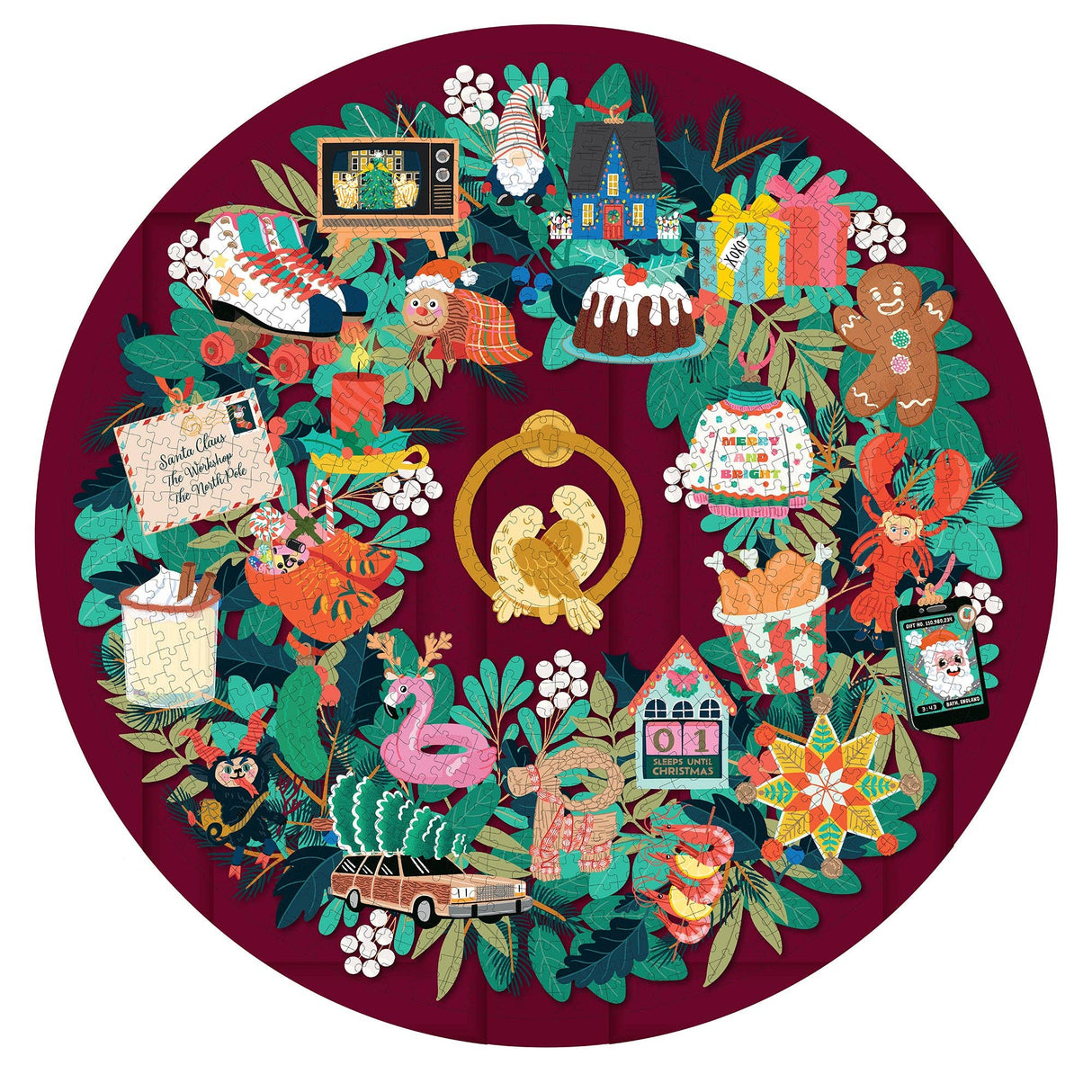 Christmas Celebrations 1000-piece Jigsaw Puzzle