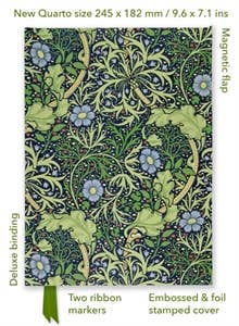 William Morris: Seaweed Quarto Journal