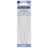 Beadalon Big Eye Beading Needles 4/Pkg-4.5"