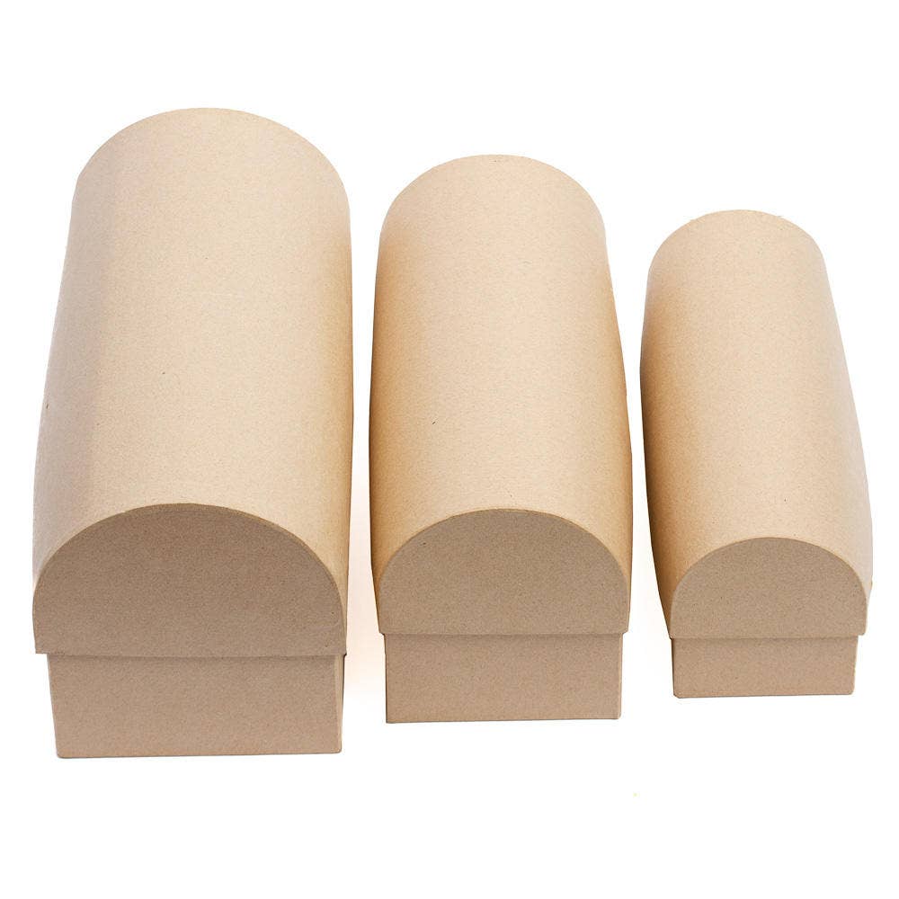 Premade Paper Mache Chest Boxes Large