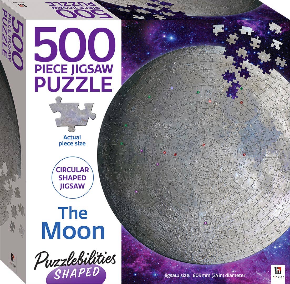 Moon 500 Piece Shaped Jigsaw (Puzzlebilities)