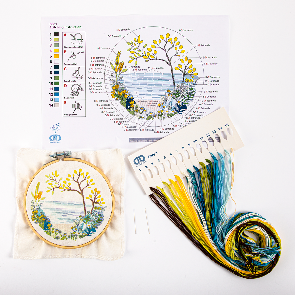 Diamond Dotz Wild Ocean Embroidery Kit - 5.0"