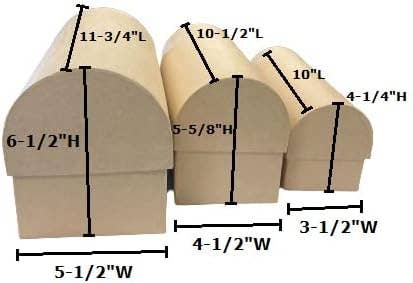 Premade Paper Mache Chest Boxes Large