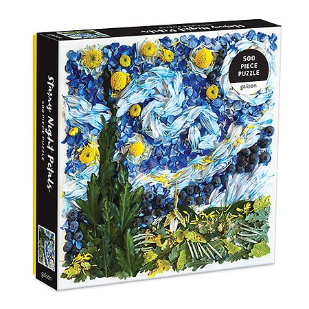 500-Piece Starry Night Petals Puzzle