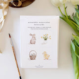 Easter paintable notecards, Emily Lex