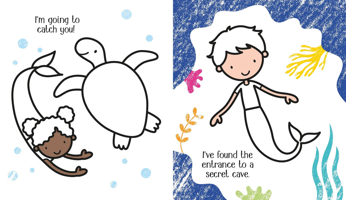 Little Coloring Mermaids: Usborne