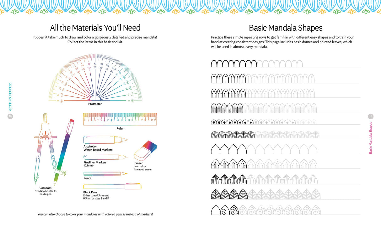A Bright & Beautiful Guide to Drawing Mandalas