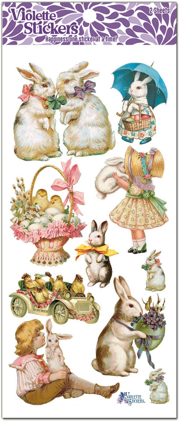 Violette Stickers, P62 Easter Party Stickers
