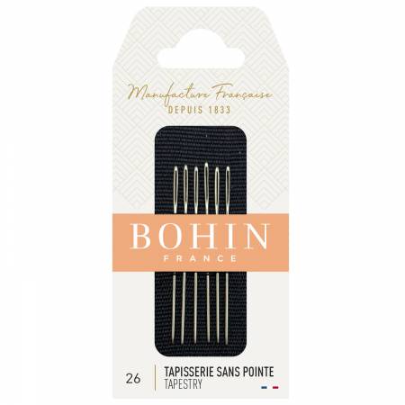 Bohin Tapestry Hand Needles-Size 26 6/Pkg