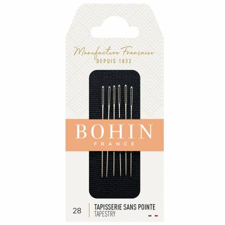 Bohin Tapestry Hand Needles-Size 28 6/Pkg