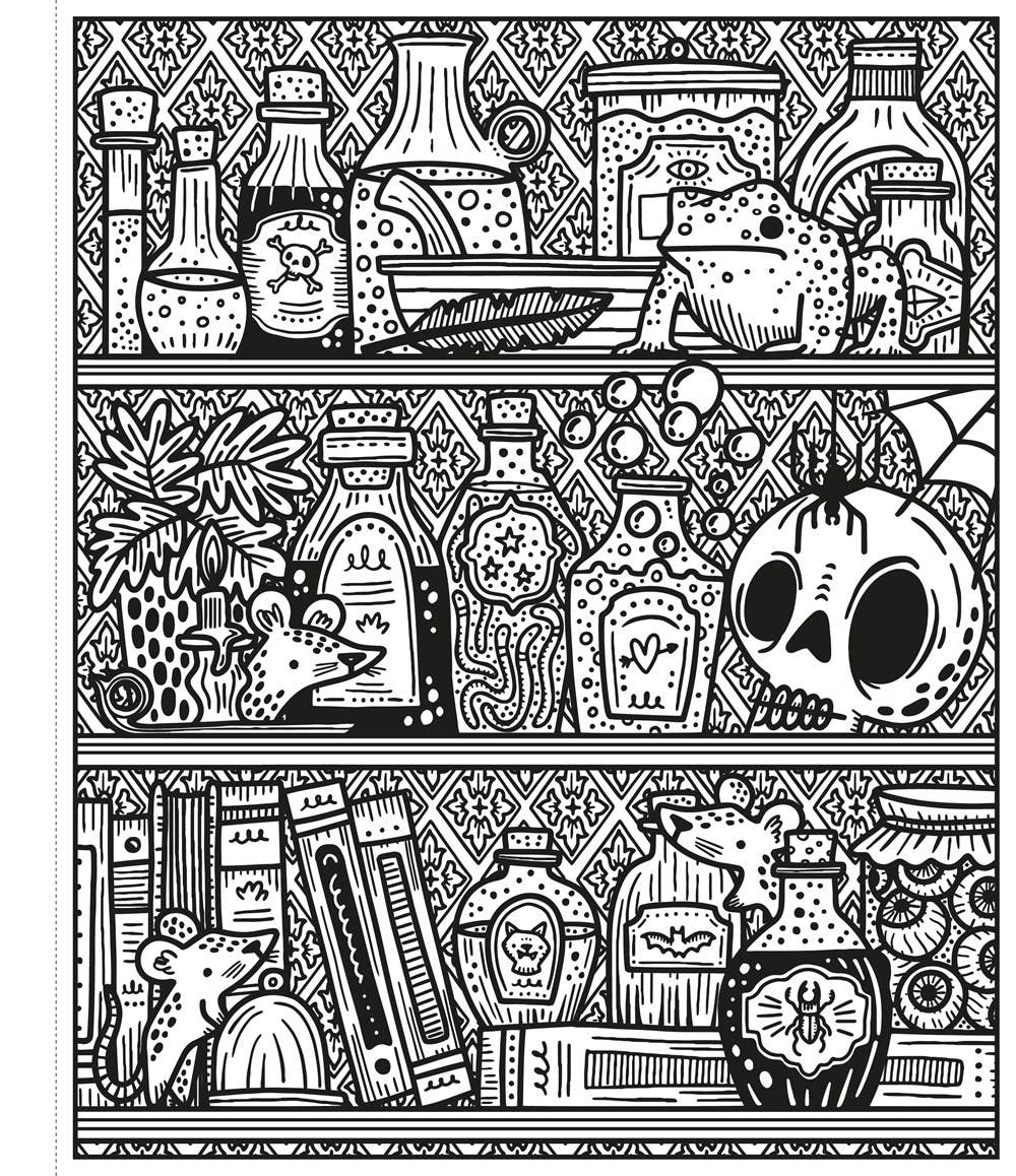 Halloween Magic Painting Book : Usborne
