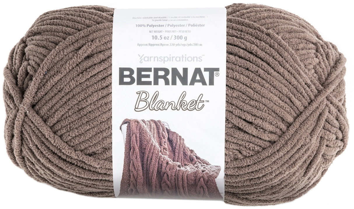 Bernat Blanket Big Ball Yarn-Taupe