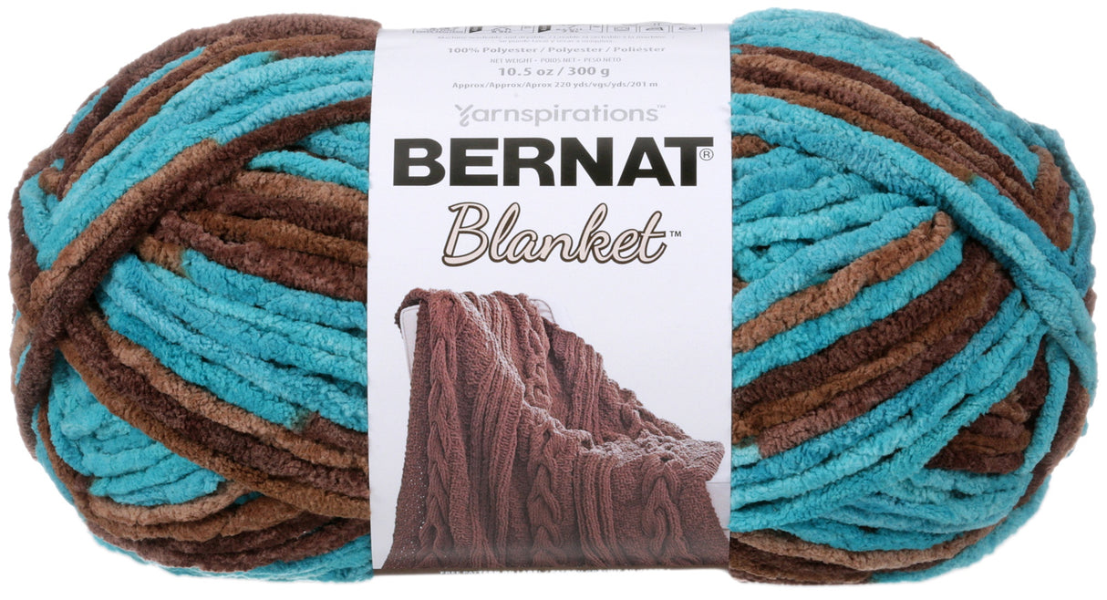 Bernat Blanket Big Ball Yarn-Mallard Wood