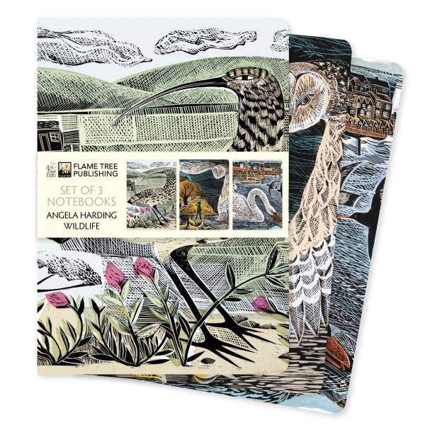 Angela Harding: Wildlife Set Of 3 Standard Notebooks