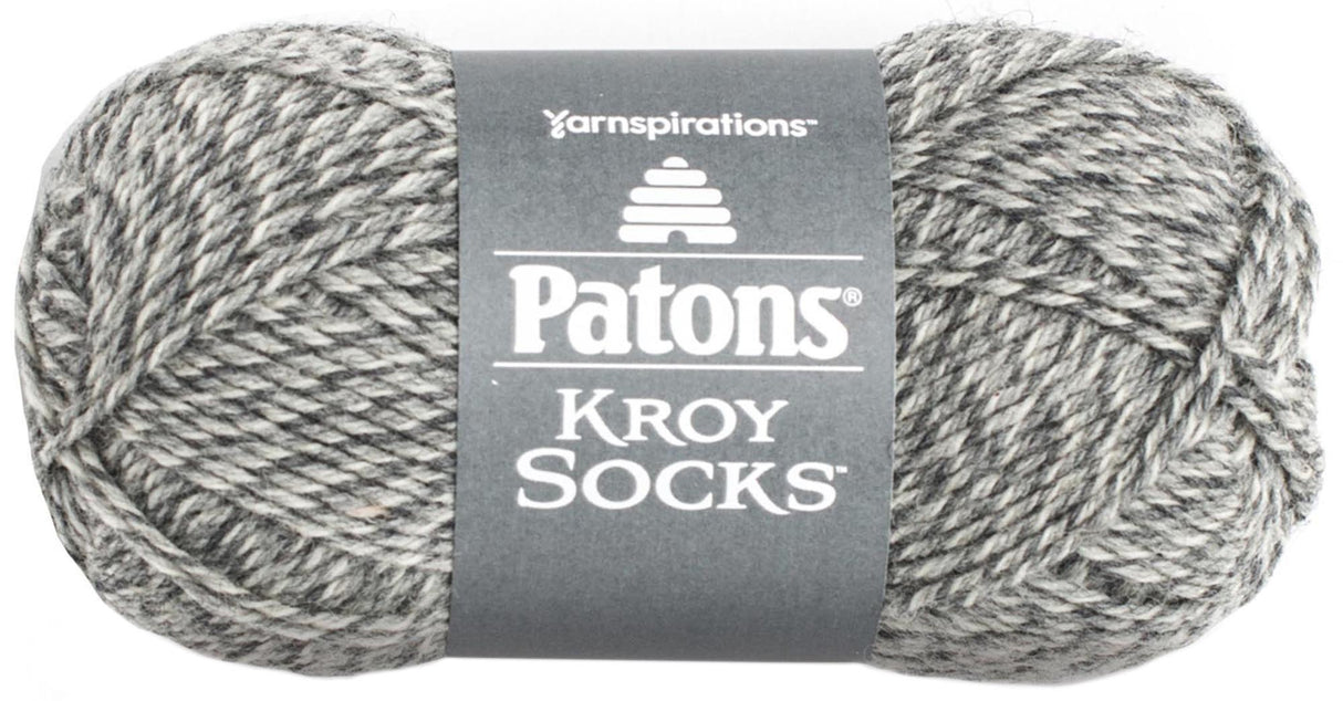 Patons Kroy Socks Yarn-Grey Marl