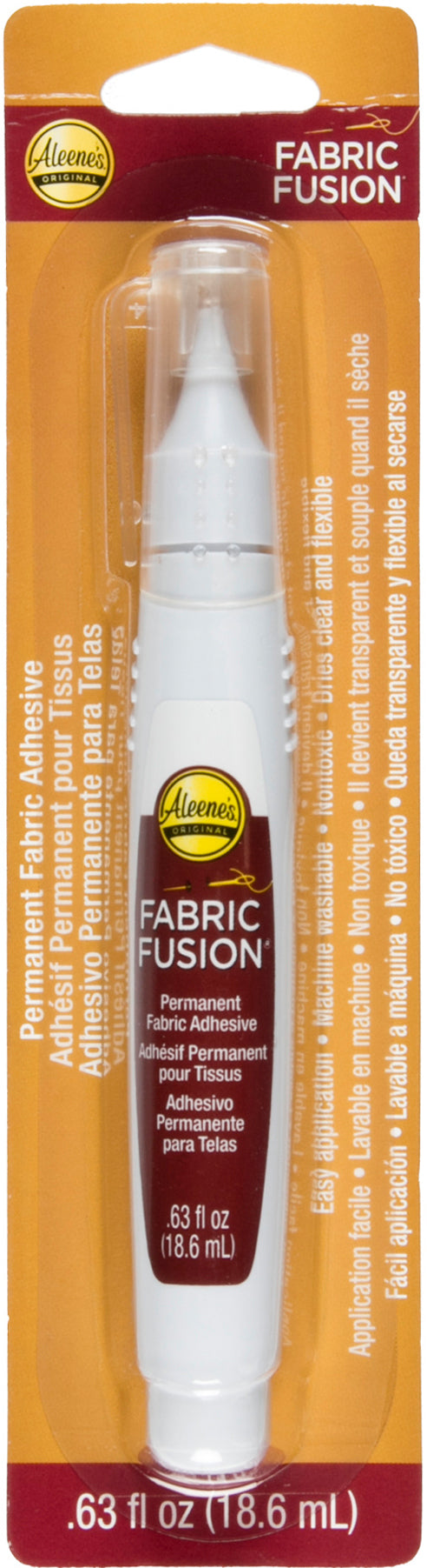 Aleene's Fabric Fusion Permanent Adhesive Pen-.63oz