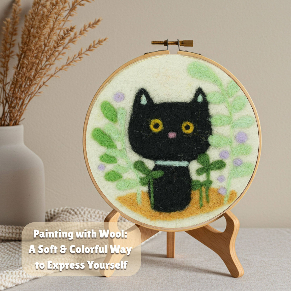 Painting with Wool - Mystic Garden Whiskers