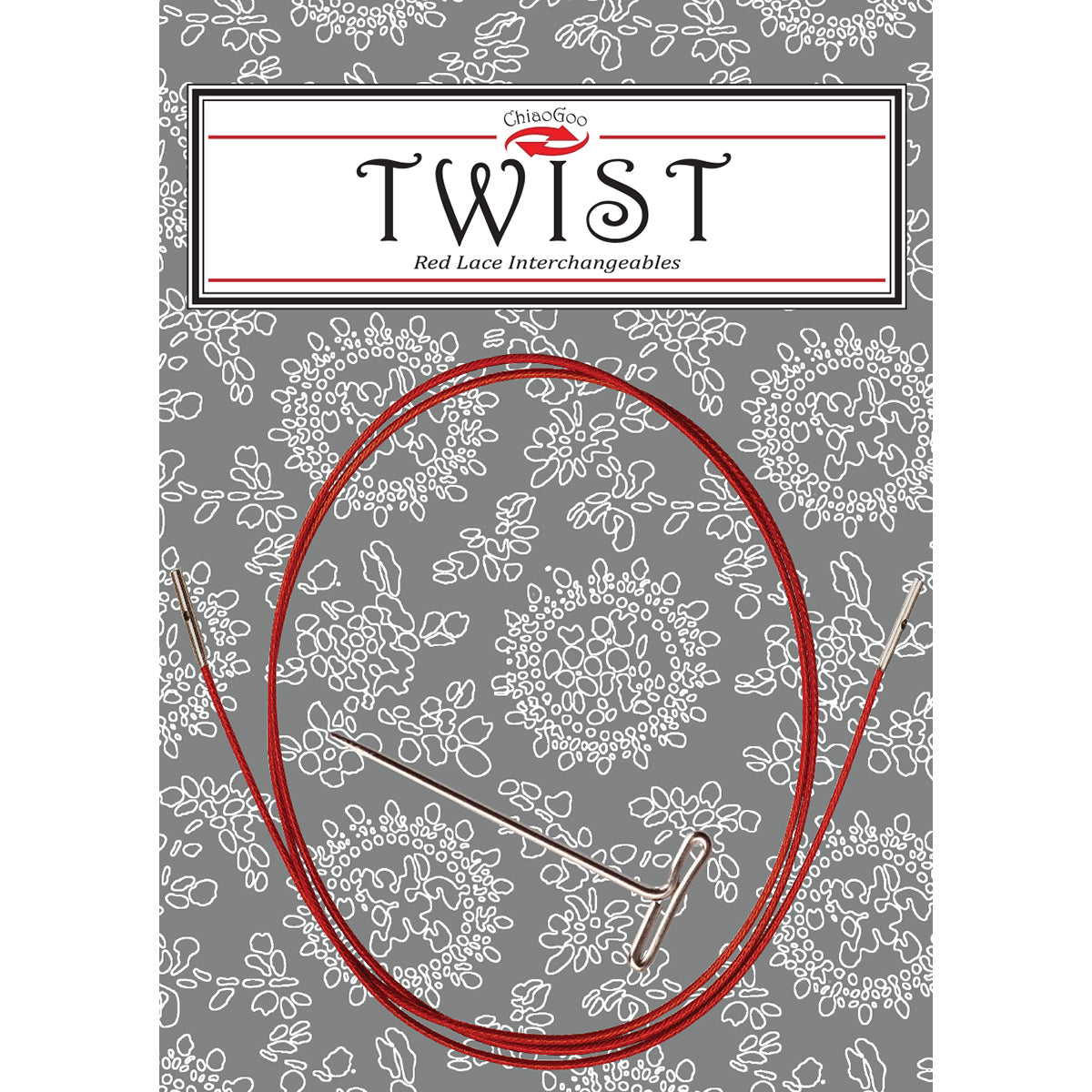 ChiaoGoo TWIST Red Lace Interchangeable Cables 14"-Mini