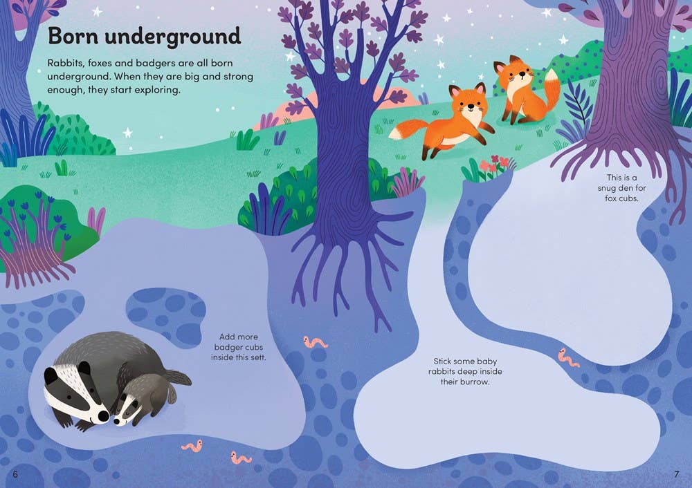 Little First Stickers Baby Animals : Usborne
