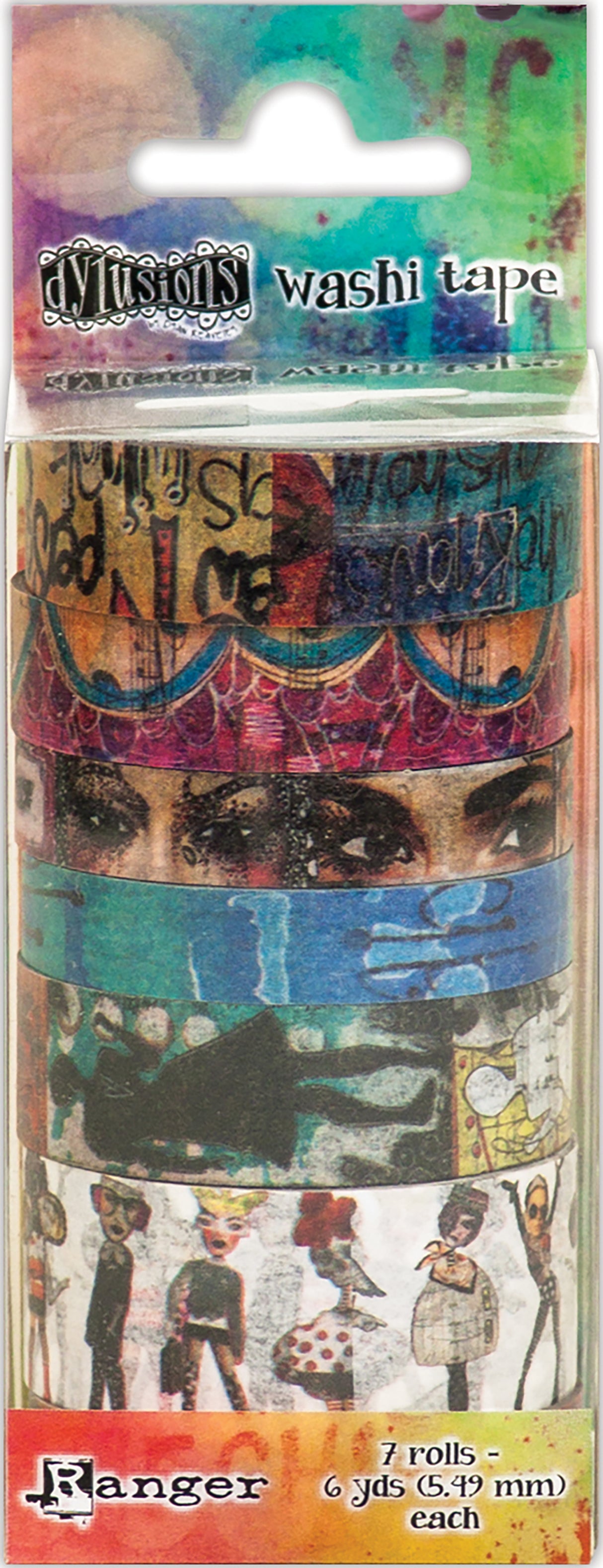 Dyan Reaveley's Dylusions Washi Tape Set-Set #2-7 Rolls