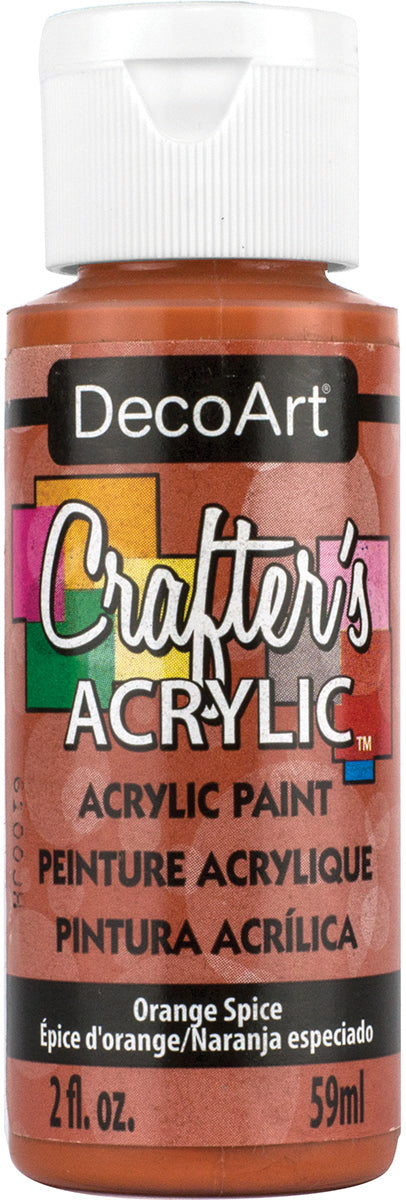 DecoArt Crafter's Acrylic All-Purpose Paint 2oz-Orange Spice