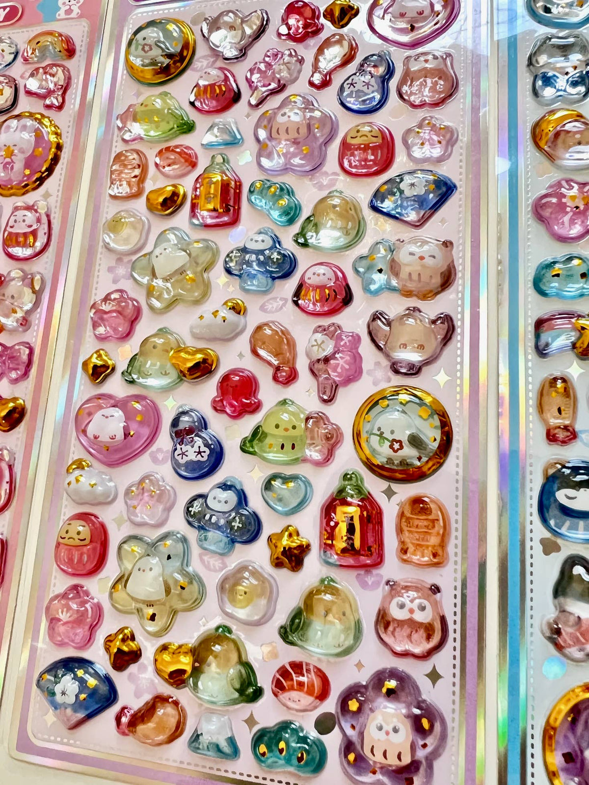 11086 3D Animal Jewel Phone Stickers-12