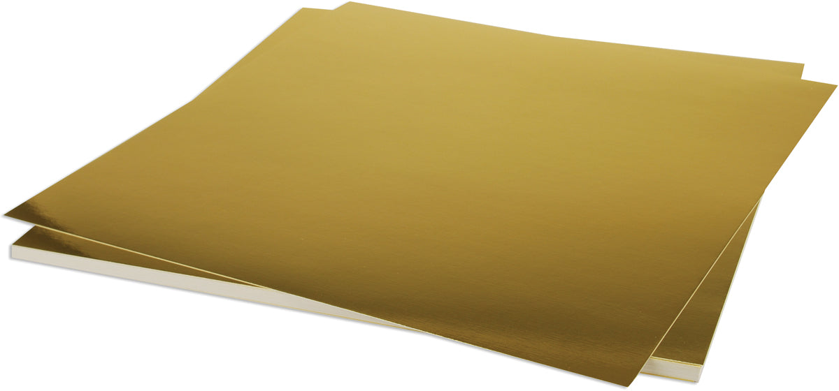 Bazzill Foil Cardstock 12"X12"-Gold