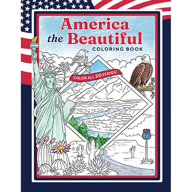 America the Beautiful Coloring Book (NEW!)