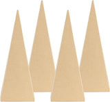 14" Pyramid Square Shaped Paper Mache Cone