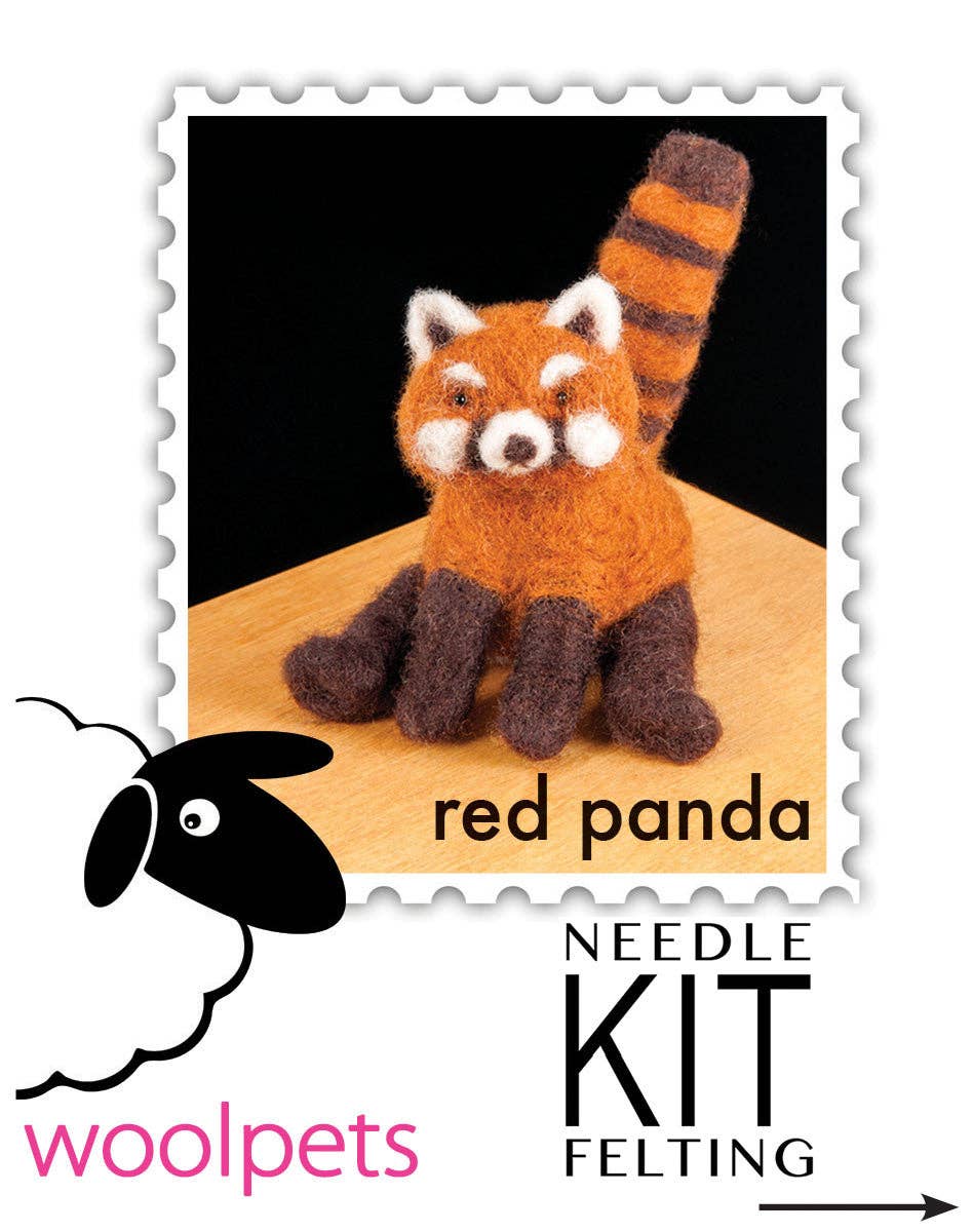 Red Panda Felting Kit
