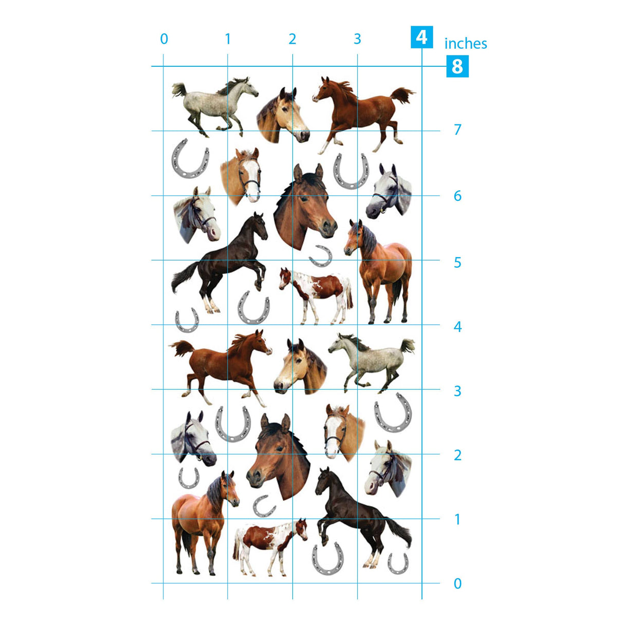 Decorative Stickers - Horses