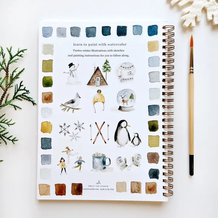 Winter Emily Lex Watercolor Workbook