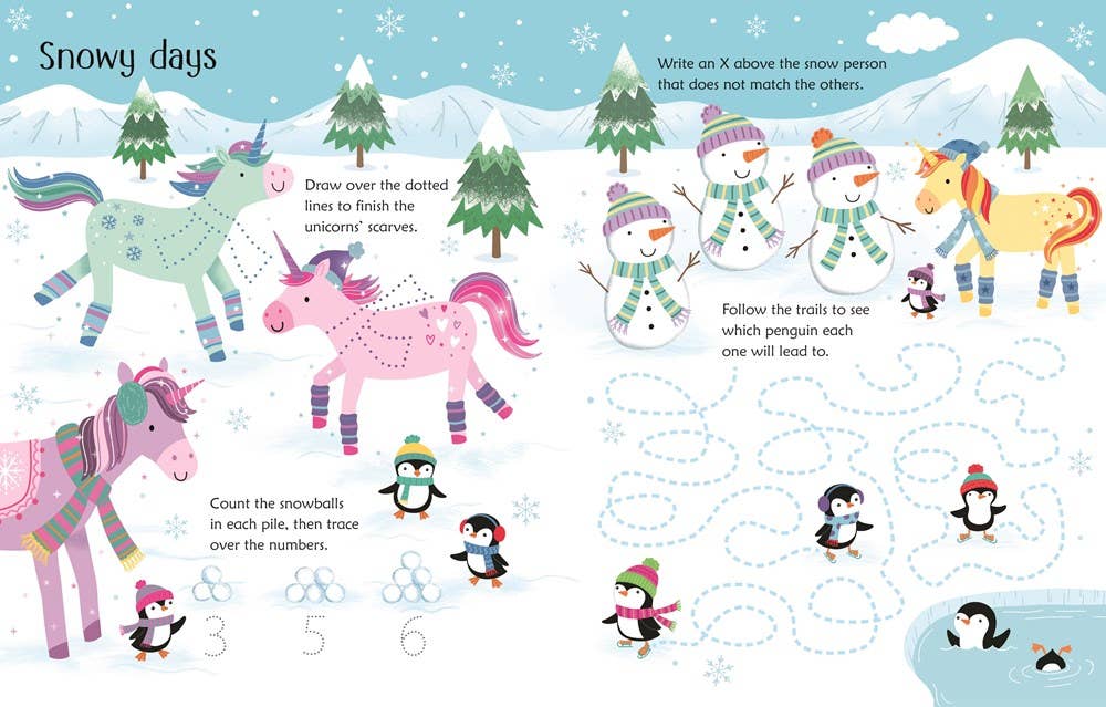 Wipe-Clean Unicorn Activities : Usborne