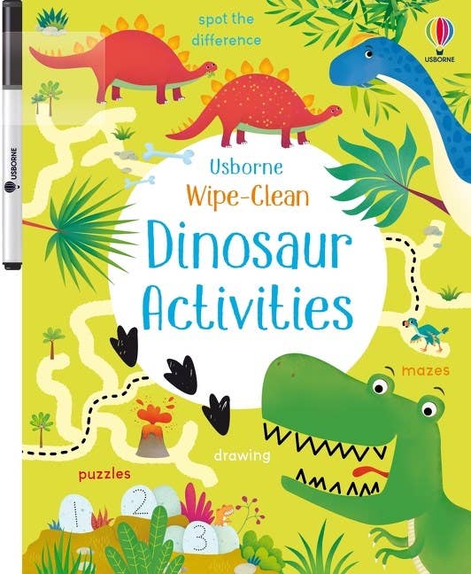 Wipe-Clean Dinosaur Activities : Usborne