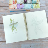 Watercolor workbook, Shark themed Watercoloring book