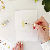 Backyard birds Emily Lex paintable notecards