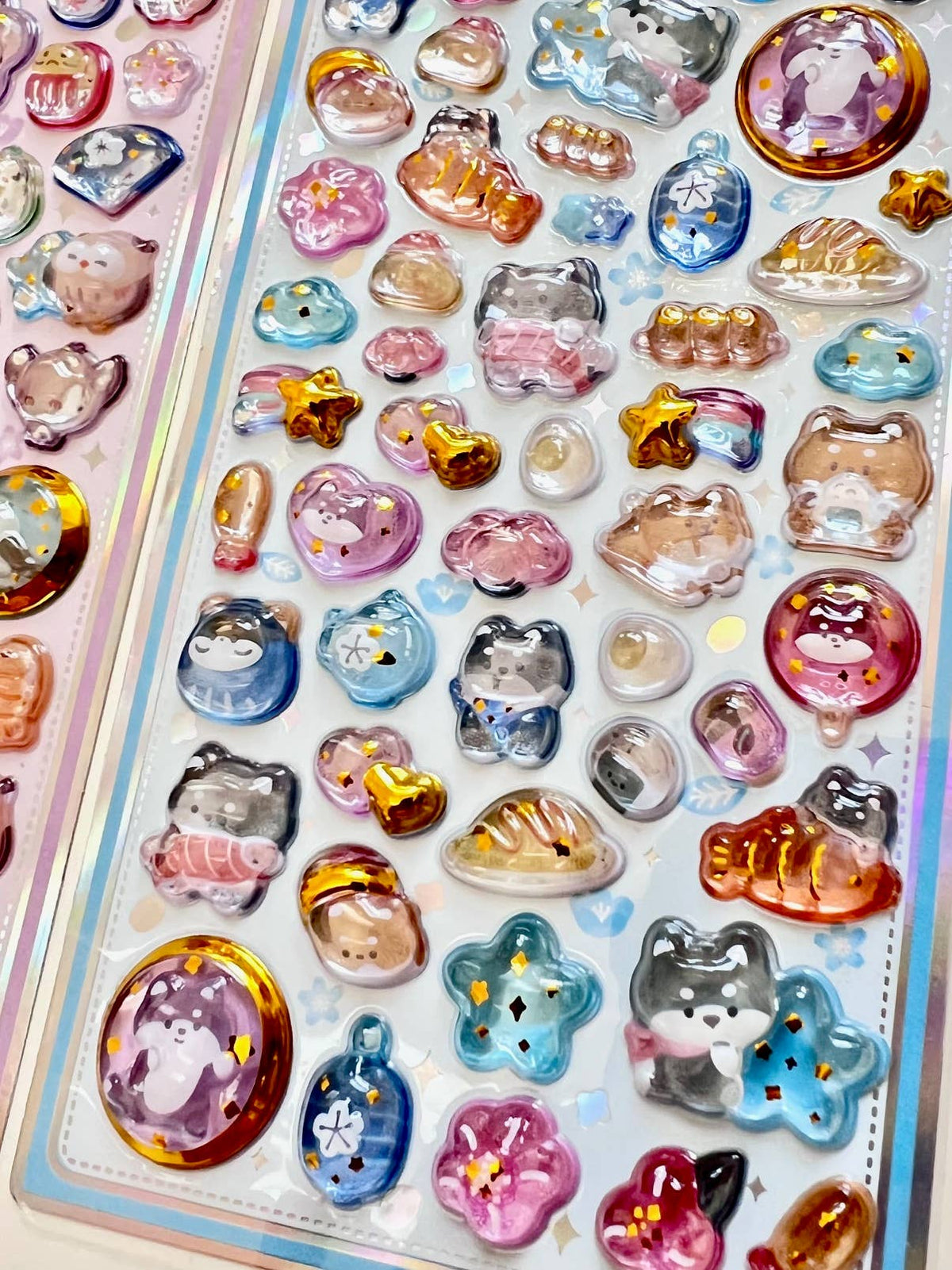 11086 3D Animal Jewel Phone Stickers-12
