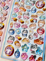 11086 3D Animal Jewel Phone Stickers-12