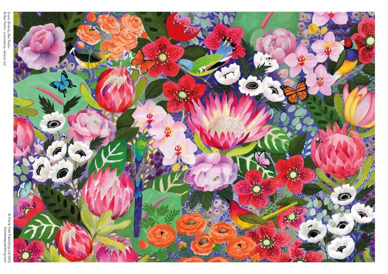 Bex Parkin: Exotic Birds 1000 Piece Sustainable Puzzle