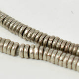 Silver Heishi Beads