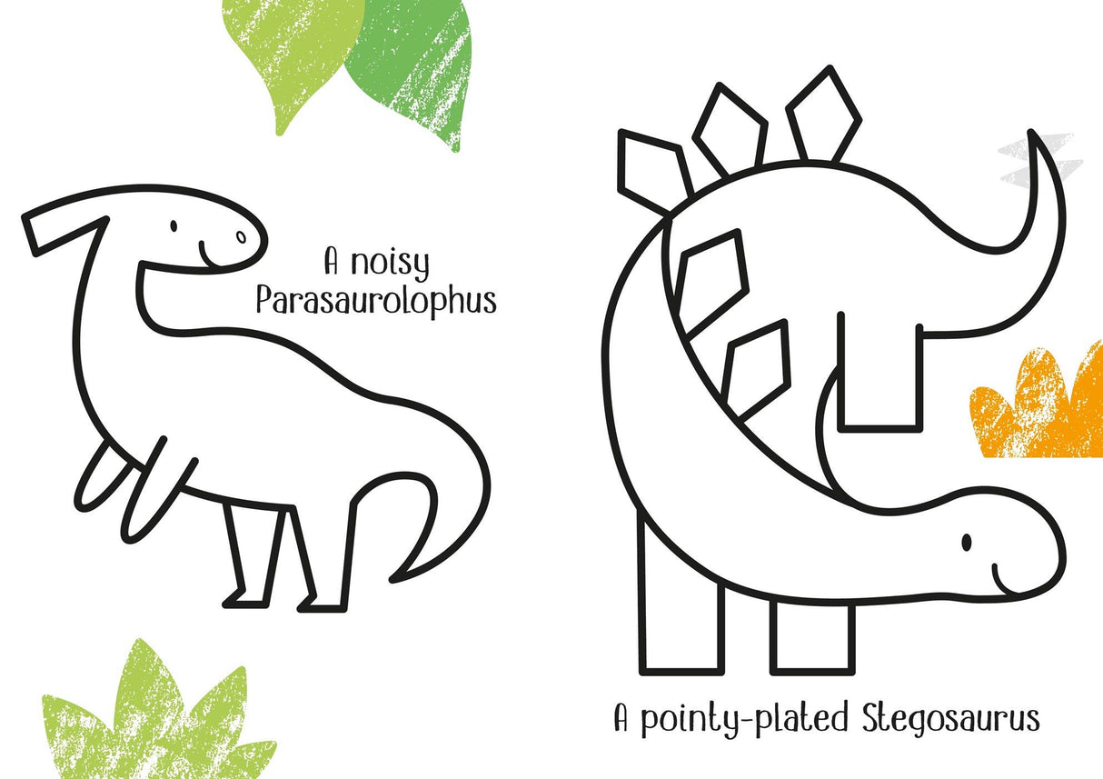 Little Coloring Dinosaurs: Usborne