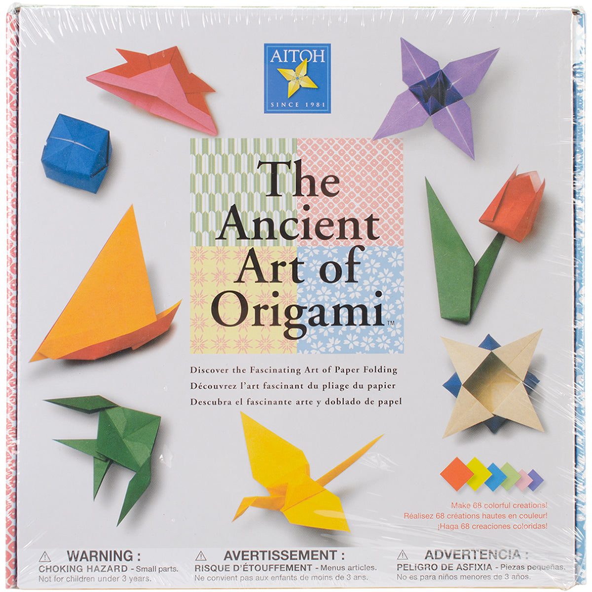 Aitoh The Ancient Art Of Origami Kit-68 Sheets