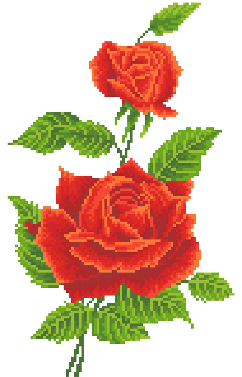 Red Rose Corsage (Framed)
